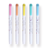 Zebra Mildliner Hello Kitty 50th Anniversary Limited Edition Highlighter - Set of 5 - Stationery Pal