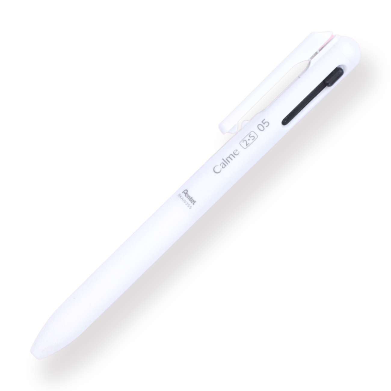 Pentel Calme 2 Color 0.5 mm Ballpoint Pen + 0.5 mm Mechanical Pencil - White Body