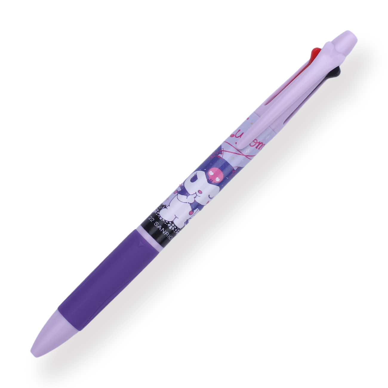 Sanrio 3 Color Limited Edition Multi Pen - 0.7mm - Kuromi - Stationery Pal