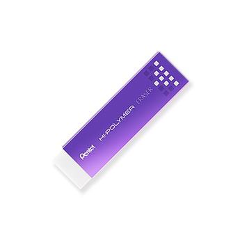 Pentel Slim Hi-Polymer Eraser - Metallic Purple - Stationery Pal