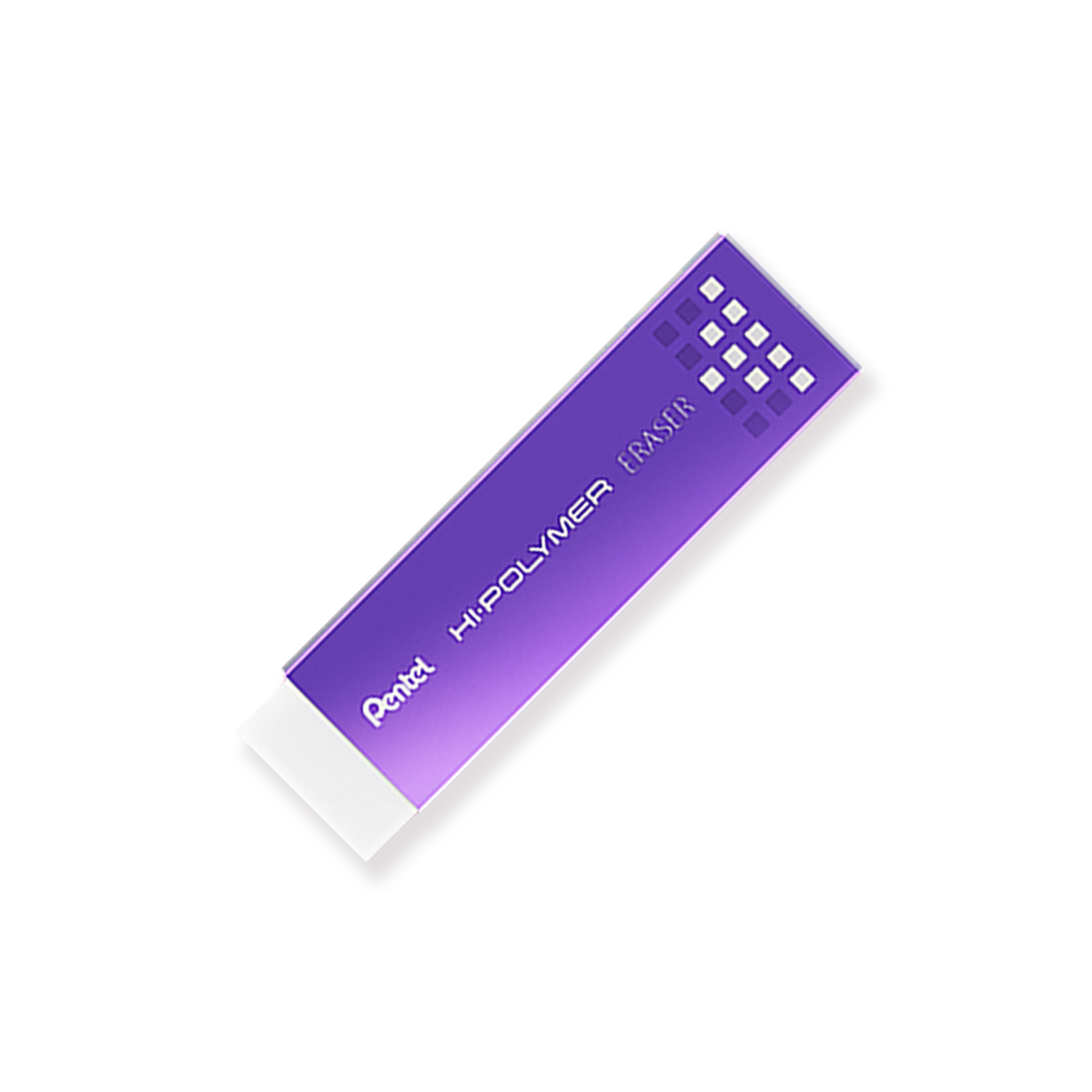 Borrador Pentel Slim de alto polímero - Púrpura metálico