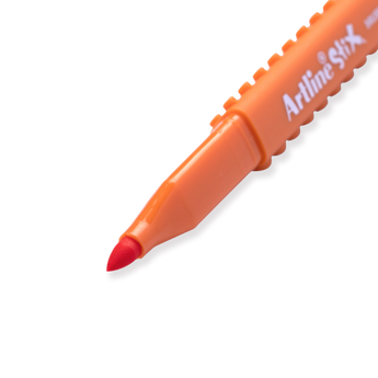 Shachihata Artline Stix Brush Marker - Orange - Stationery Pal