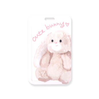 Long Lanyard Card Holder - Bunny - Stationery Pal