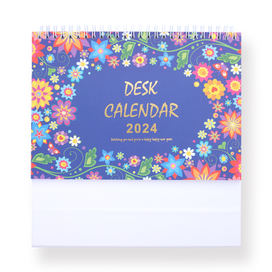 2024 Desk Calendar - Small Flower - Stationery Pal