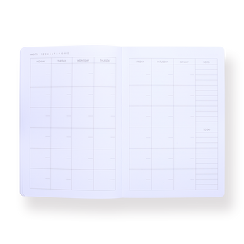 Sun and Moon Planner - Brown - Stationery Pal