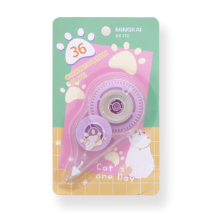 Cat Correction Tape - Purple - Stationery Pal