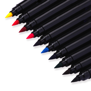 Milan Brush Markers - 10 Color Set