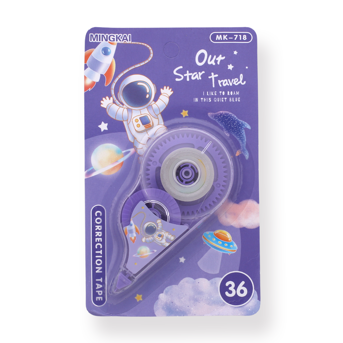 Space Correction Tape - Purple - Stationery Pal