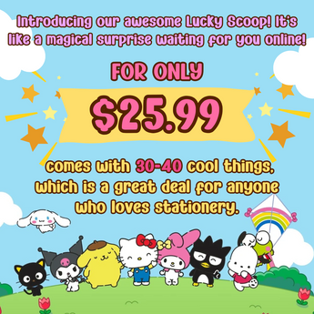 Kawaii Stationery Lucky Scoop - Stationery Pal