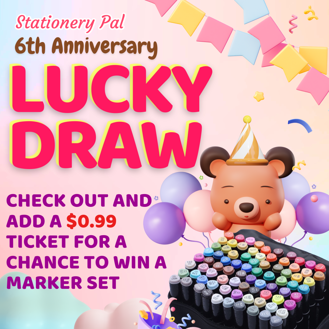 6th Anniversary Lucky Draw Ticket - Stationery Pal