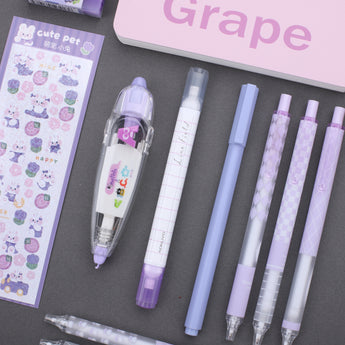 Stationery Pal Stationery Set - Grape - Stationery Pal