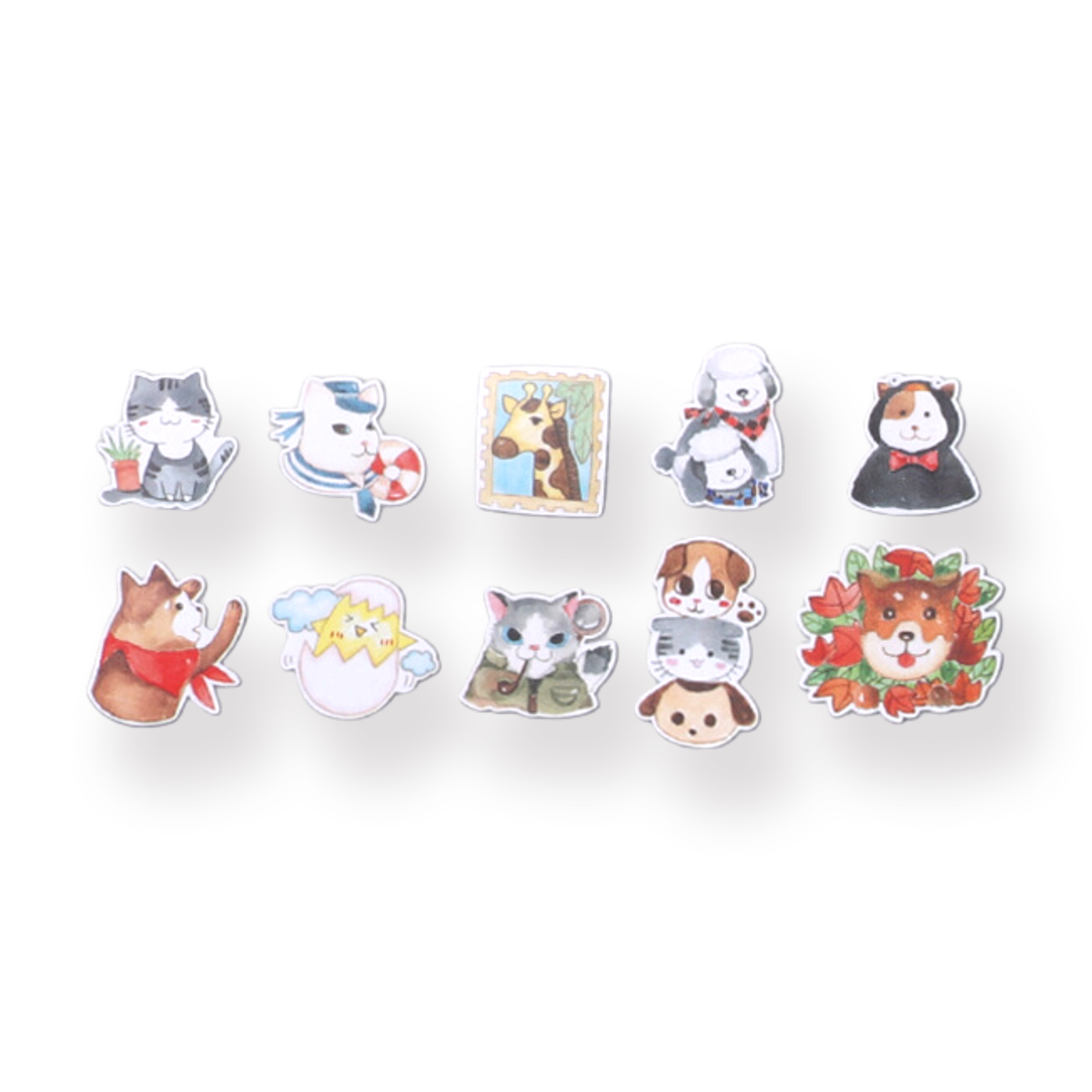 Nekoni Animal Stickers - Egg Hatching - Stationery Pal