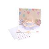 3D Birthday Greeting Card - Bear - Stationery Pal