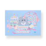 3D Birthday Greeting Card - Blue - Stationery Pal