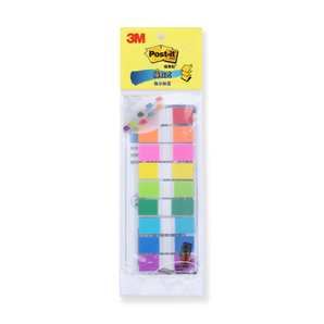 3M Post-it Fluorescence Sticky Index Tabs - 9 Color Set - Stationery Pal