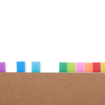 3M Post-it Fluorescence Sticky Index Tabs - 9 Color Set - Stationery Pal