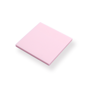 Transparent Shimmering Sticky Notes - Medium - Pink - Stationery Pal