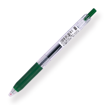 Zebra Sarasa Clip Gel Pen - 0.5 mm - Viridian Green - Stationery Pal