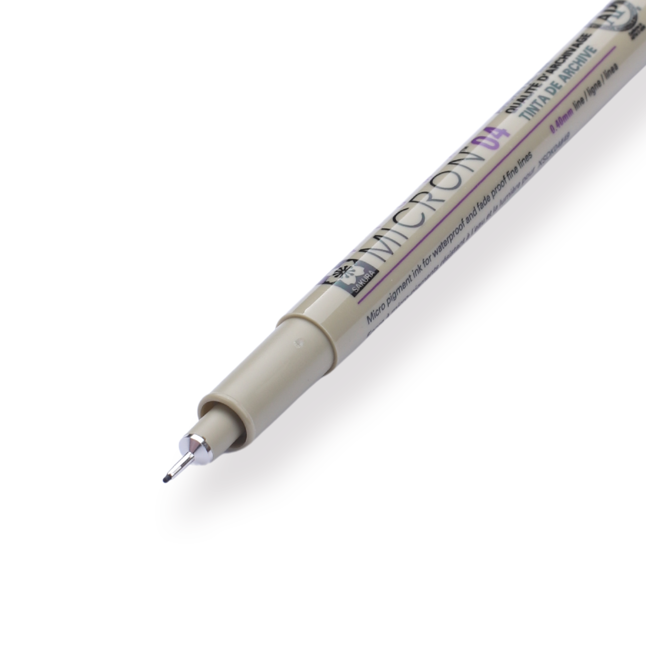 Sakura Pigma Micron Pen 04 – 0,40 mm – Schwarz
