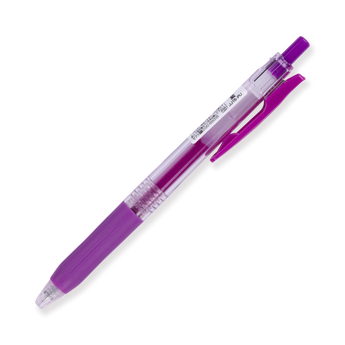 Zebra Sarasa Clip Gel Pen - 0.5 mm - Purple - Stationery Pal