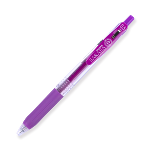 Zebra Sarasa Clip Gel Pen - 0.5 mm - Purple - Stationery Pal