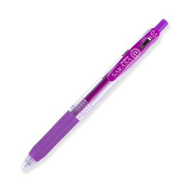 Zebra Sarasa Clip Gel Pen - 0.5 mm - Purple - Stationery Pal