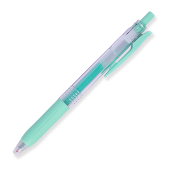 Zebra Sarasa Clip Gel Pen - Milk Color - 0.5 mm - Milk Green - Stationery Pal