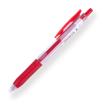 Zebra Sarasa Clip Gel Pen - 0.5 mm - Red - Stationery Pal