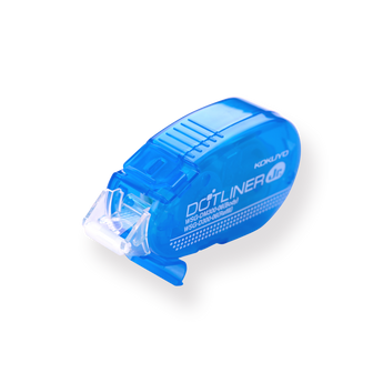 Kokuyo Dotliner Adhesive Glue Tape Roller - Blue - Stationery Pal