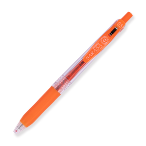 Zebra Sarasa Clip Gel Pen - 0.5 mm - Red Orange - Stationery Pal