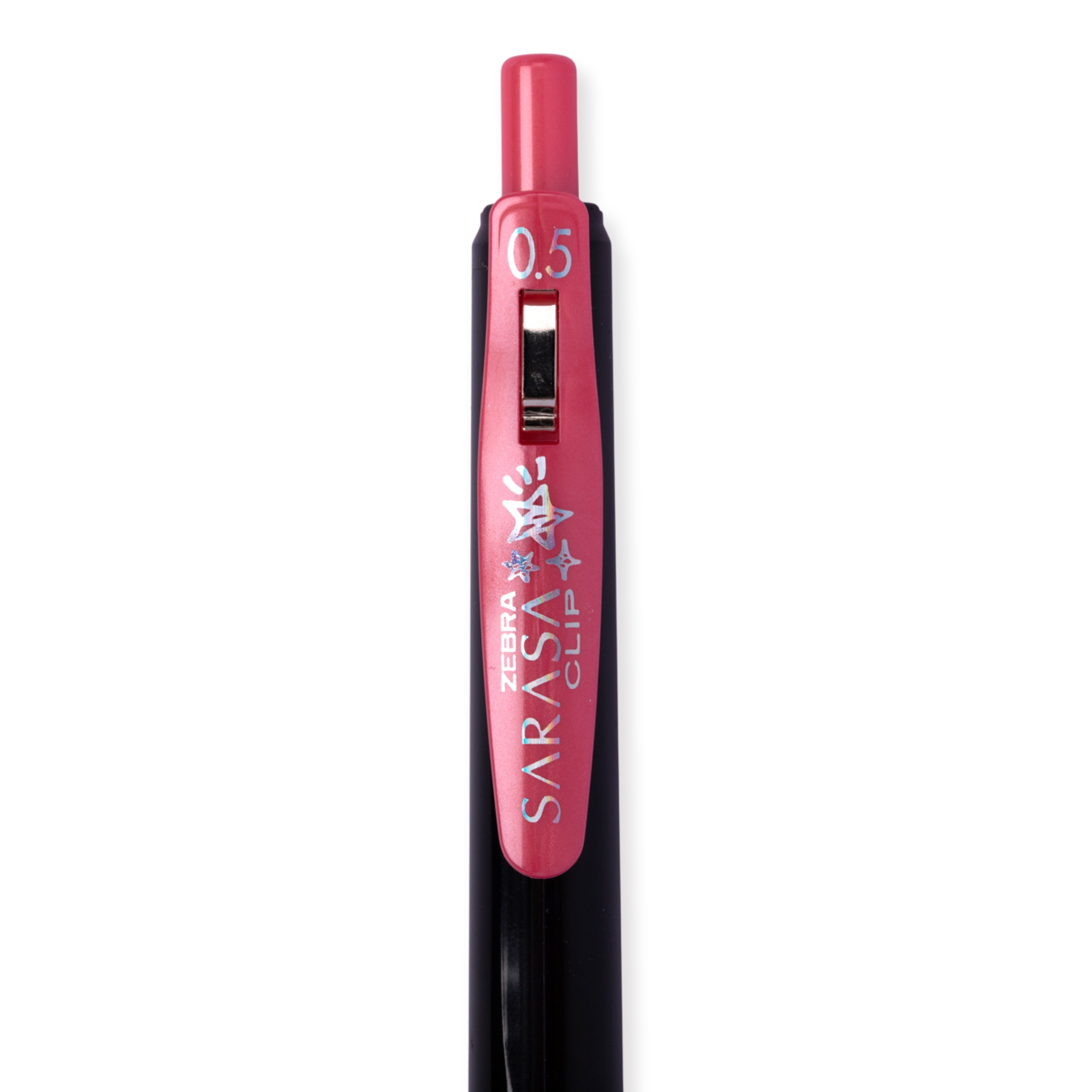 Zebra Sarasa Deco Shine Metallic Pen - 0.5mm -  Shiny Red