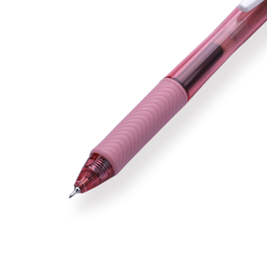 Pentel EnerGel-X Gelstift – Nadelspitze – 0,5 mm – Schwarz (rosa Gehäuse)