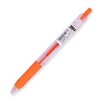 Zebra Sarasa Clip Gel Pen - 0.5 mm - Red Orange - Stationery Pal