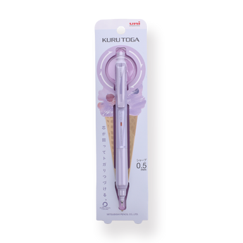 Uni Kurutoga KS Mechanical Pencil 0.5mm - Purple - Stationery Pal