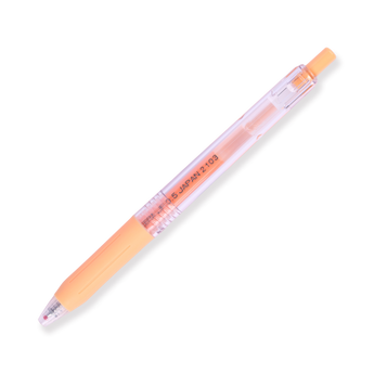 Zebra Sarasa Clip Gel Pen - Milk Color - 0.5 mm - Milk Orange - Stationery Pal