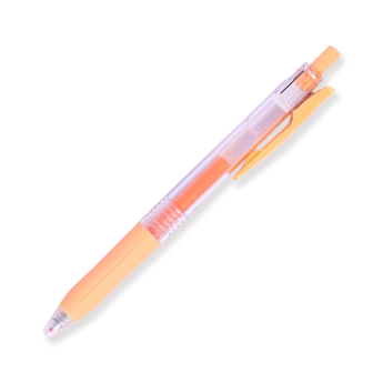 Zebra Sarasa Clip Gel Pen - Milk Color - 0.5 mm - Milk Orange - Stationery Pal