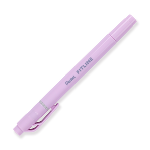 Pentel Fitline Double-Sided Highlighter - Chisel/Fine Tip - Pastel Violet