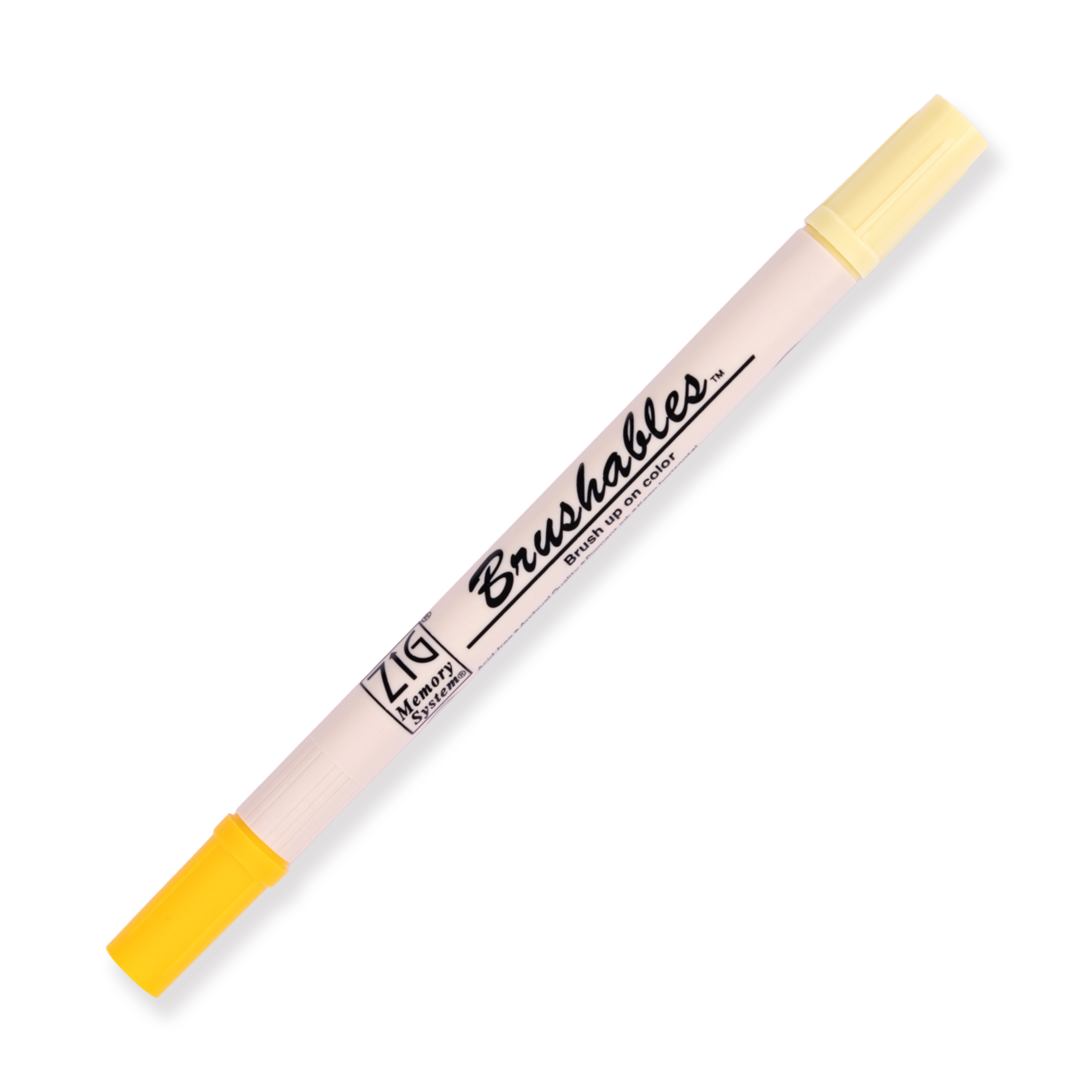 Kuretake Zig Brushables Brush Pen - Amarillo puro 050