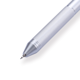 4 in 1 Metal Ballpoint Pen - 0.5 mm - Silver - Stationery Pal