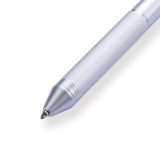 4 in 1 Metal Ballpoint Pen - 0.5 mm - Silver - Stationery Pal