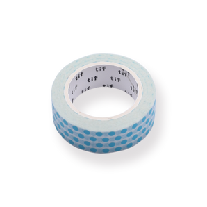 Washi Tape mit Punkten - Himmelblau