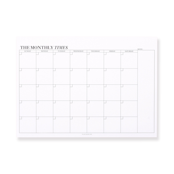 Memo Notepad - The Monthly - Stationery Pal