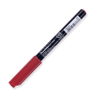 Kuretake Zig Fudebiyori Brush Pen - Deep Red 260 - Stationery Pal