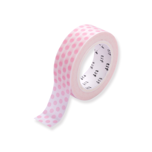 Washi-Klebeband mit Punkten - Rosa