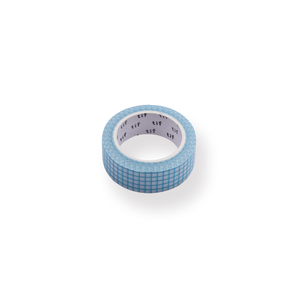 Gitter Washi Tape - Himmelblau