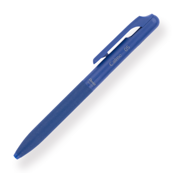 Pentel Calme Ballpoint Pen - 0.5 mm - Blue Body - Blue Ink - Stationery Pal