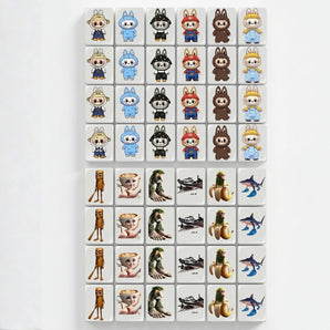 Cute Mahjong Tile Game – Sanrio & Labubu Italian Brainrot Edition