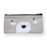 Emoji Pencil Case - Light Gray - Stationery Pal