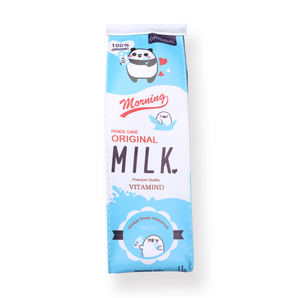 Milk Pencil Case - Light Blue - Stationery Pal