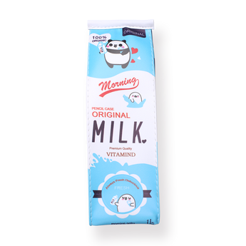 Milk Pencil Case - Light Blue - Stationery Pal